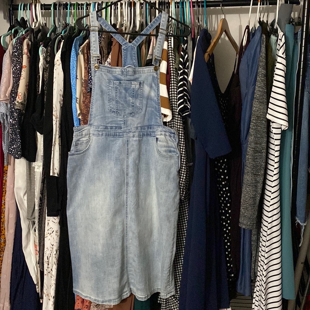 Denim overalls
